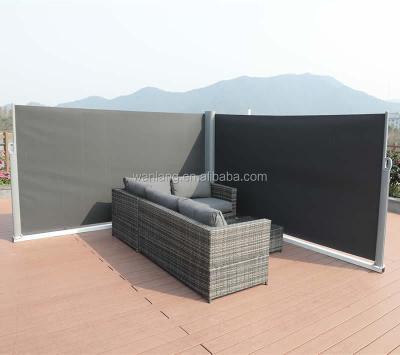 China Europe Outdoor Retractable Folding Patio Screen Privacy Divider With Aluminum Pole for sale