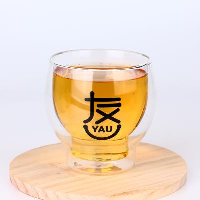 China Borosilicate Double Wall Cheap Sustainable Hand Made Beer Glass for sale