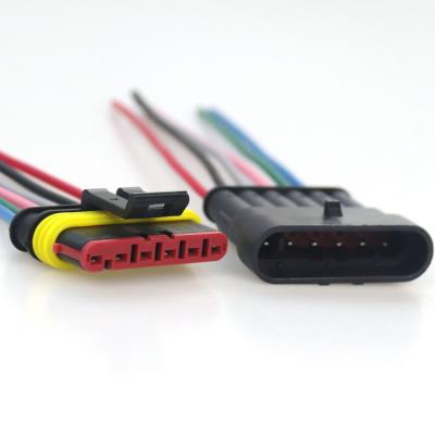 China 6 pin dj7041-1.5-21 motorcycle automotive automotive male and female sealed waterproof connector harness plug with wire tap connector for sale