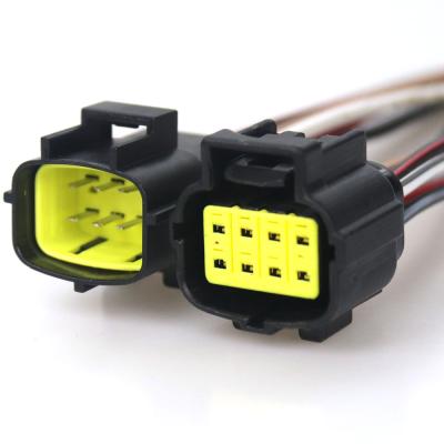 China Waterproof full set of 8 terminals automotive electrical wire connector tap butt plug harness connector apply to amp1.8 series for sale