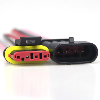 China automotive 2/4/5/6-pin plug harness connector dj7061-1.5-21led waterproof head 282090-1 fuel pump cable connector for sale