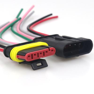 China Automotive 2/3/4/5/6-pin plug harness connector dj7061-1.5-21 LED headlight head waterproof 282090-1 hid connector for sale