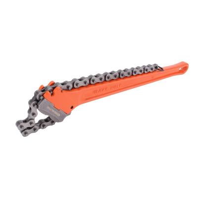 China Durable American Style Realtek Oil Filter Chain Wrench Adjustable Repair Tools Pipe Fitting Wrench for sale