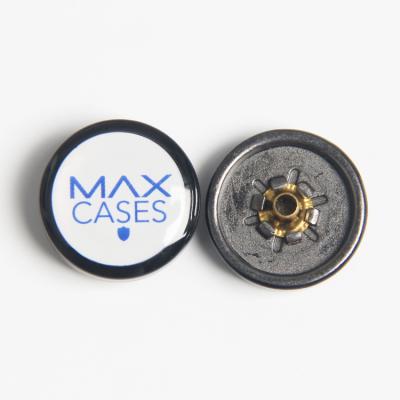 China Sustainable Factory Sale Custom Logo Eco Friendly Brass Metal Snap Fasten Button for sale