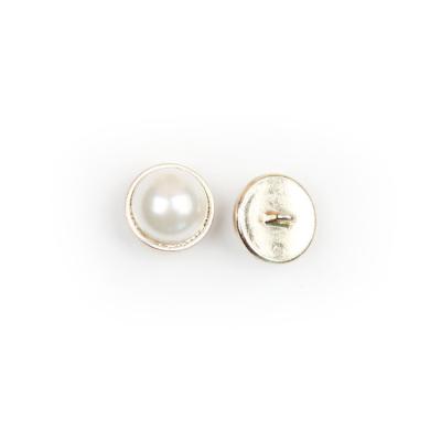 China Exquisite Pearl Metal Sewing Leg Button Custom Made Viable Wholesale for sale