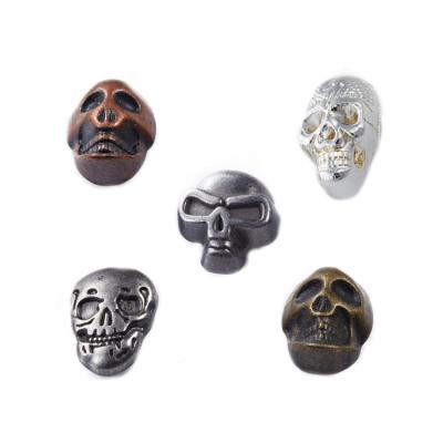 China NIUNIU factory best quality wholesale nickel free alloy metal skull brass jeans rivets buttons for garment from China for sale