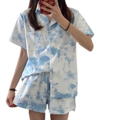 China Cute Designer QUICK DRY Short Sleeve Sleepwear Comfortable Soft Fabric Women's Cotton Milk Pajamas for sale