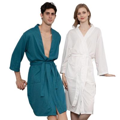 China New design QUICK DRY couple long sleeve robe men's and women's robe pajamas sets lover pajamas for sale