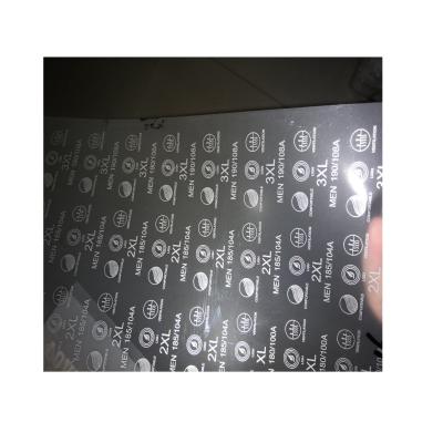 China Viable Silver Heat Transfer Care Label T-shirt Label Design Maker Plastisol Reflective Transfer Paper for sale