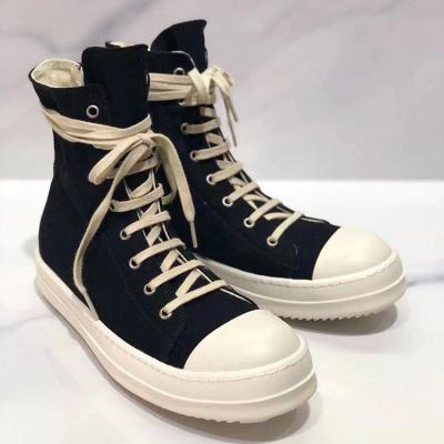 China 2021 fashion trend wholesale women's top sneakers women canvas high tops new classic black shoes men's sports ladies trainers shoes retro for sale