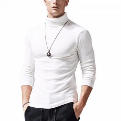 China 2021 New Breathable High Quality Cotton Men Long Sleeve T Shirt Autumn Clothes for sale