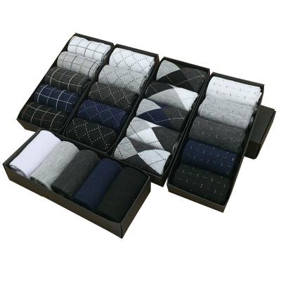 China Wholesale Sporty Business Comfortable Cotton 5 Pairs Gift Box Cotton Men Socks for sale