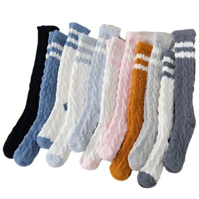 China Designer Anti-Fault Women Cotton Thick Slouch Socks For Women Ladies Winter High Quality Custom OEM Socks for sale