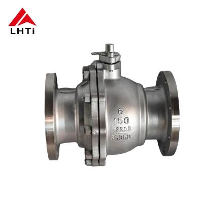 China High Pressure Titanium 150 LBS 3 Inch Ball Valve Manual Pneumatic Electric Ball Valve Gr1 Gr2 TA1 TA2 for sale