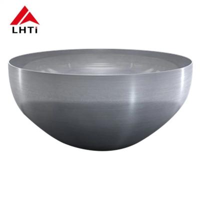 China Titanium Hemispherical Head Grade 1 Grade 2 Grade 5 Titanium Head Disc Titanium Hemispherical Head Dish Shaped Titanium Equipment for sale