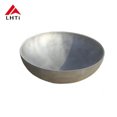 China Titanium Alloys Titanium Hemispherical Dish Tank titanium grade 1 Gr1 Gr2 Titanium Head Dish Titanium Equipment for energy production Te koop