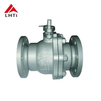 China High Pressure DN10 DN15 Titanium Two-Piece Ball Valve Gr1 Gr2 for Water Supply Treatment en venta