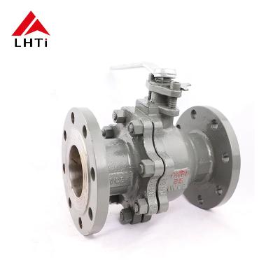 China Industrial ASME Gr1 Gr2 Titanium Ball Valves with 99.6% Ti Content and API 6D Testing Standard en venta