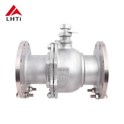 Chine ANSI B16.34 Valve à bille à bride en titane Gr2/Gr7 PN16 pour l'industrie chimique et électrique (DN10-DN200) à vendre