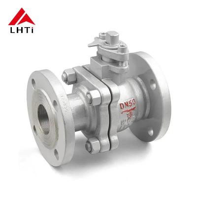 China Flanged Ends 2-Inch Titanium Ball Valve for Oil and Gas Industry ANSI Class 150 Class 300 – Actuator Operation Gr1 Gr2 Gr3 en venta