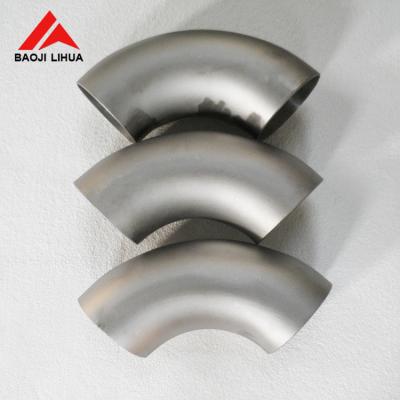 China Codo del titanio de 90 grados, codo forjado químico SCH40 Gr1 Gr2 de la soldadura de extremo en venta