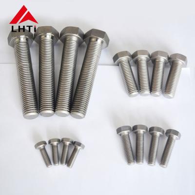 China Chemical Industry Hexagon bolt DIN933 Gr2 Titanium Bolts Nuts for sale