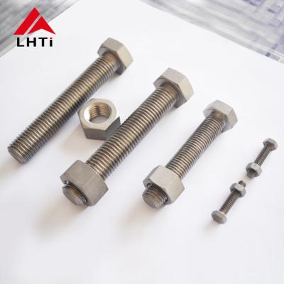 China Hexagon Titanium Bolts Nuts DIN933 DIN934 Titanium Hex Bolts for sale