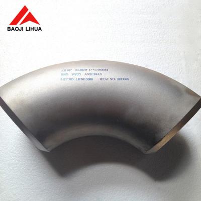 China Gr12 90 de Elleboogod 1/8“ ASME B363 van het Graadtitanium Duwverwerking Te koop