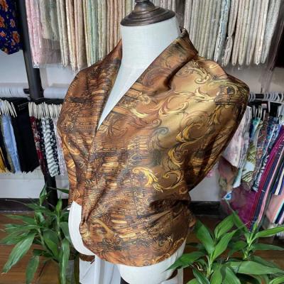 China Other Like Antique Building High Quality 180gsm Poly Single Span Artist Tank Top Digital Print For Women's Dress for sale