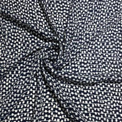 China Other New Arrival Design 120GSM 75d Polyester Chiffon Dobby Ggt Printed Fabric Dot Pattern For Women Garment for sale