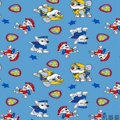 China Stretch Kids Rayon Spandex Knitted Tank Top AOP Reactive Printed Fabric 180gsm Stretched Tank Top Fabric for sale