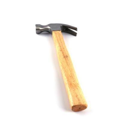 中国 Small Wood Claw Wooden Handle Claw Hammer High Carbon Steel Customized 販売のため