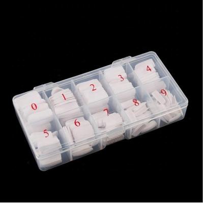 China DIY Nail Art French False Nail Art Tips 500pcs With Nail Tips Box for sale