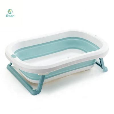 China Large Foldable PP+TPE Collapsible Baby Bathtub Collapsible Bathtub for Baby for sale