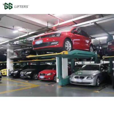 China A Commercial Freestanding Post Stacker 2 Double Cars Car Parking System for sale