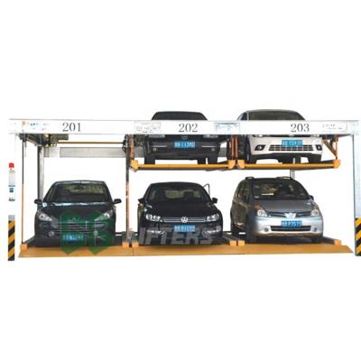 China Across Car Transverse Parking Lift / Puzzle Parking System 2500kg for sale