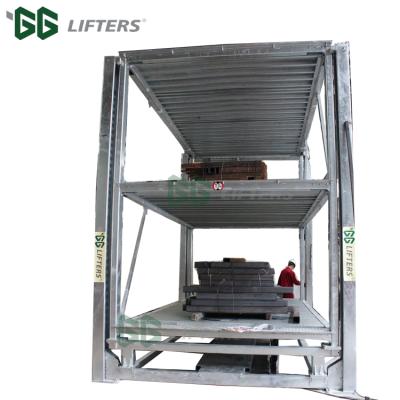 China CE Certified UFS Hydraulic Level 3 Under Floor Car Lift 5000x1850x1550mm for sale