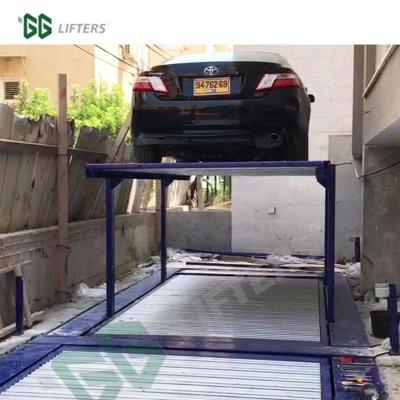 China New Design -3+1 Parking Mine Car Hydraulic Elevator Car Lift 5000*1850*1550 mm for sale