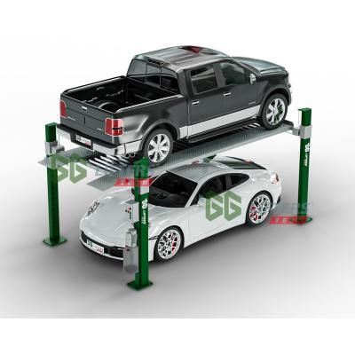 China CE Hydraulic 4 Post Car Parking Lift Heavy Duty Parking System Garage Equipment 5000kg (11000 lbs) for sale