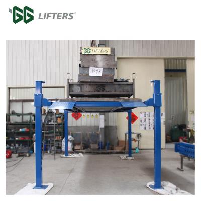 China Four Post Car Parking Lift (column tube) Made in China 4 Movable Four Crane Four Post Portable Vehicle Parking Lift for sale