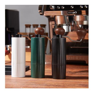 China Eco-Friendly Wholesale Lfgb Espresso Coffee Bean Plastic Housing Manual Grinder Mini Crank Handle Professional Stainless Steel Conical Burrs for sale