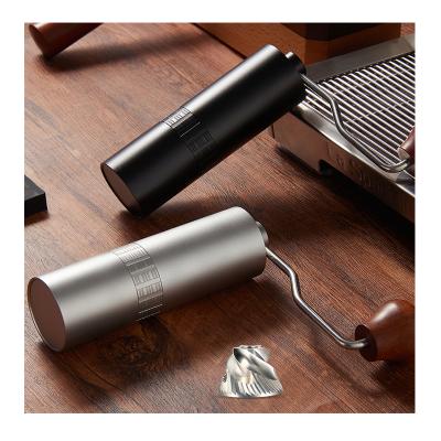 China Amazon Sustainable Hot Selling 18/8 Stainless Steel Conical Hand Espresso Portable Manual Burr Coffee Grinder for sale