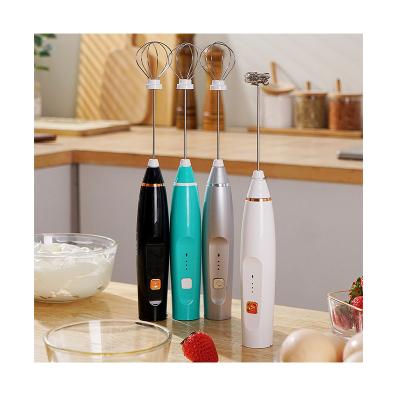 China Best Kitchen Accessories Usb Rechargeable Home Manual Machine Amazon Foamer Automatic Handheld Electric Milk Frother for sale