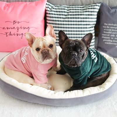 China Travel Dogs Breathable Dog Donut Beds With Rectangle Removable Washable Sleeping Blanket Orthopedic Bed for sale