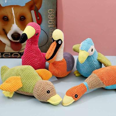 China Durable Dog Plush Toys Dog Chew Toys Pet Squeaky Toys with Crinkle Paper, Interactive, Chew and Durable Toys for Large Puppy Dogs for sale