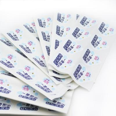 China China Professional Manufacture Custom Sticker Sheet Lightweight Matte Film / Membrane Roll Pre Label Stickers for sale