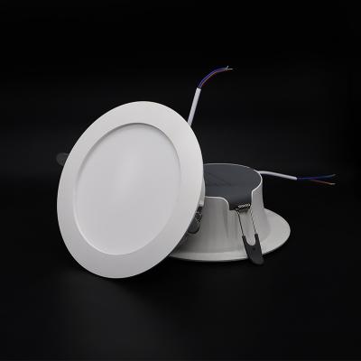 China Dimmable Modern Commercial Lighting Anti Glare LED Spot Light Round Recessed Lamp CCT LED Downlight for sale