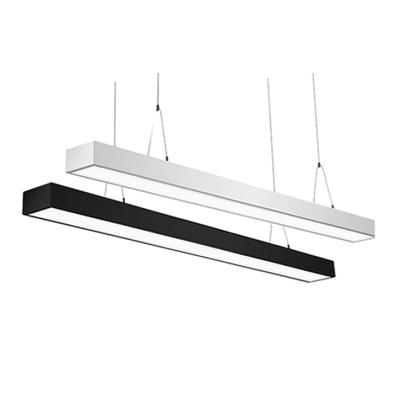 China High Light Aluminum Linear Efficiency Lamp Hanging 130lm/w 28W LED Desk Hanging Recessed Light for sale