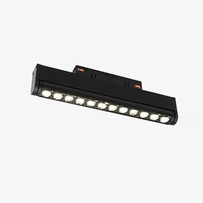 China 320/360 Degree DC48 Adjustable Magnetic Track Light Rail COB Track LED Tracklight for sale