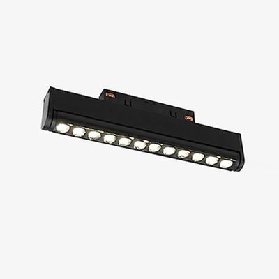 China Commercial 320/360 Degree 48v Adjustable Magnetic Spotlight LED Lighting Track Magnetic Rail for sale